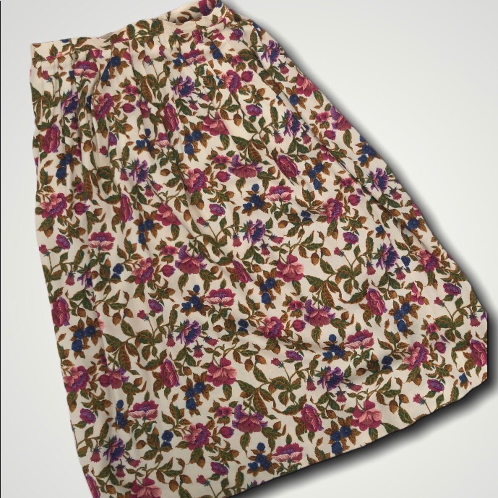 Vintage Susan Bristol Cottagecore Midi Skirt